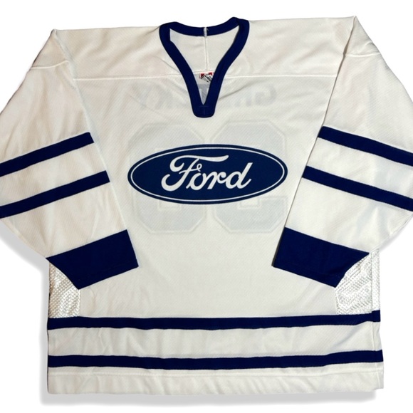 Rare Vintage 90s Wayne Gretzky Ford Promotional Hockey Jersey - Picture 2 of 6